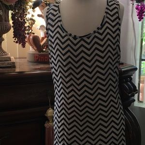 Brand new w/tags black/white top w/big bow on back